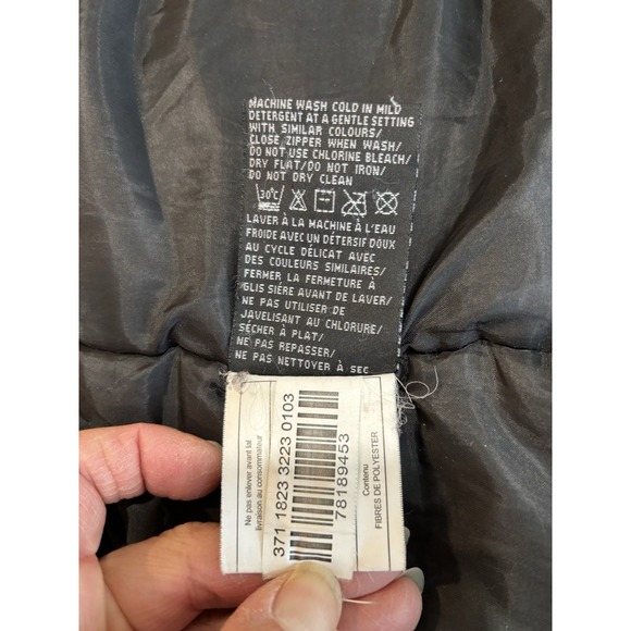 Canada Weathergear triple goose black long parka womens' sz small cinched waist - Picture 14 of 14